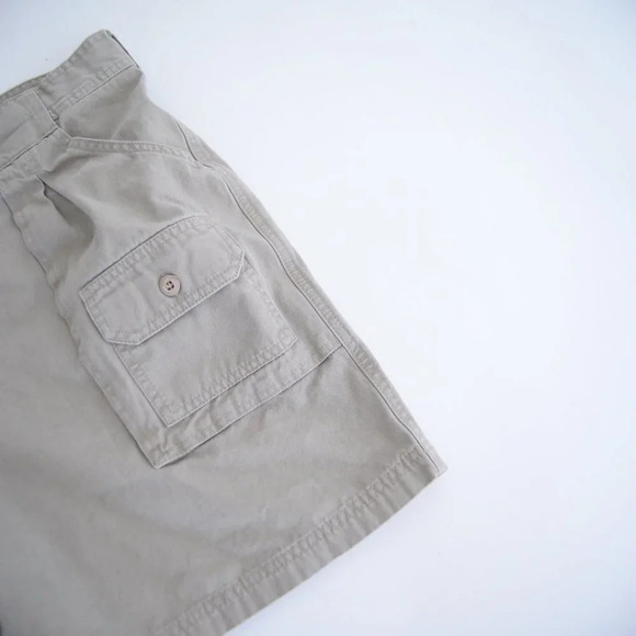 Vintage Cabela's Tan Outdoor 100% Cotton Cargo  Shorts 36 - Picture 4 of 11